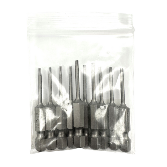 TORX® Tamper Resistant Turned Down Shank Power Bits 2" Bulk