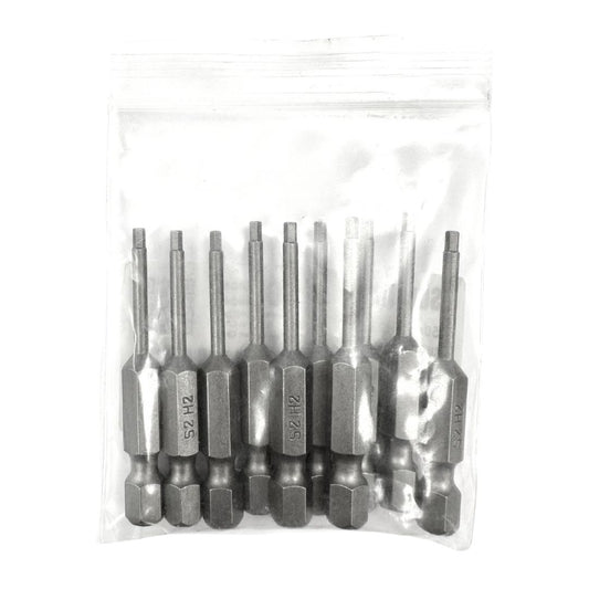 Embouts de vissage hexagonaux à queue réduite 2" en vrac (métrique)