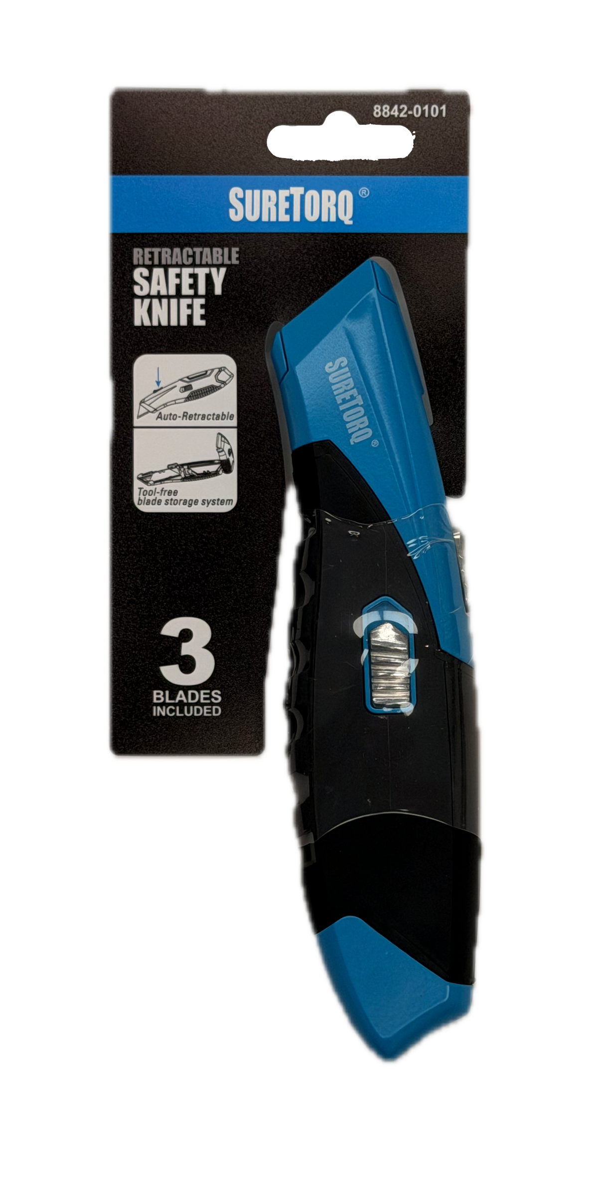 Auto-Retracting Safety Knife
