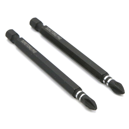 Impact Power Bits 3-1/2" Card 2pcs