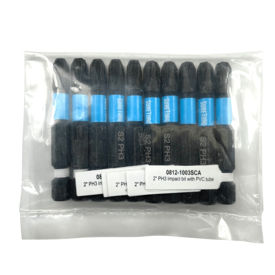 Magnetic Impact Phillips Power Bits 2" Bulk