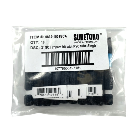 Magnetic Impact Square Power Bits 2" Bulk