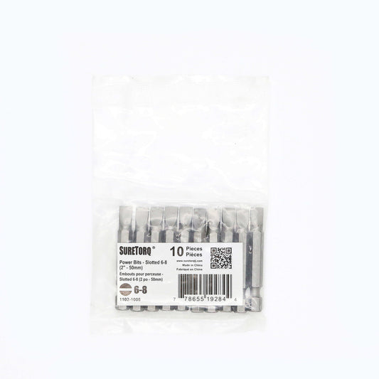 Slotted Power Bits 2" Bulk