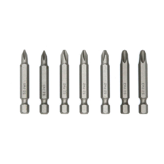 Assorted Phillips Power Bits 2" Card