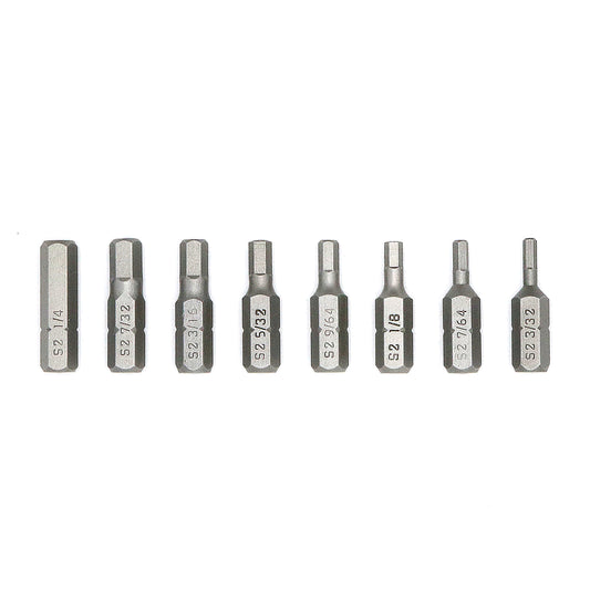 Assorted Hex 1" Insert Bits Card