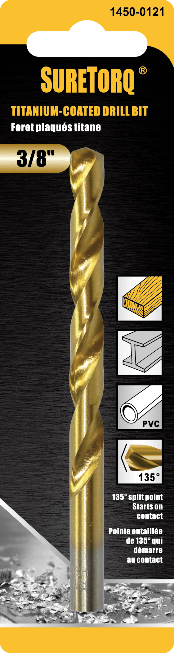 Titanium-Coated Drill Bits