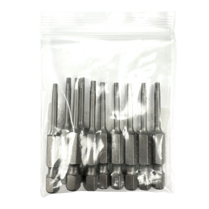 TORX® Tamper Resistant Turned Down Shank Power Bits 2" Bulk