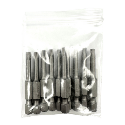 TORX® Tamper Resistant Turned Down Shank Power Bits 2" Bulk