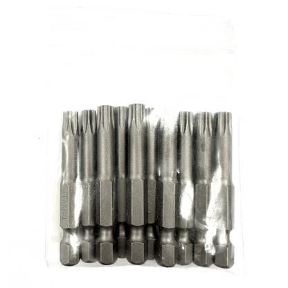 TORX® Tamper Resistant Turned Down Shank Power Bits 2" Bulk