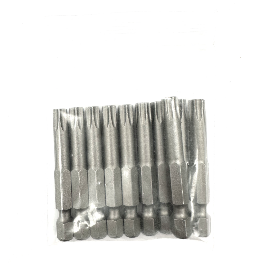 TORX® Tamper Resistant Turned Down Shank Power Bits 2" Bulk