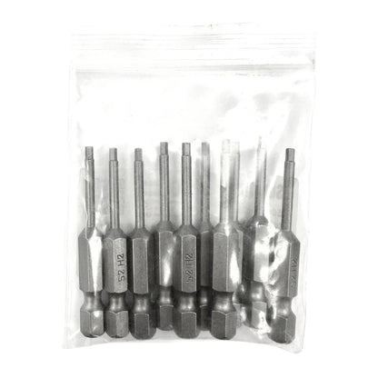 Hex Reduced Shank Power Bits 2" Bulk  (Metric)