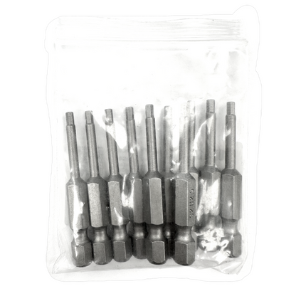 Hex Reduced Shank Power Bits 2" Bulk  (Metric)