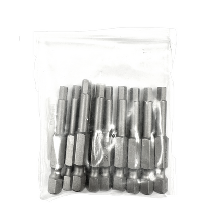 Hex Reduced Shank Power Bits 2" Bulk  (Metric)