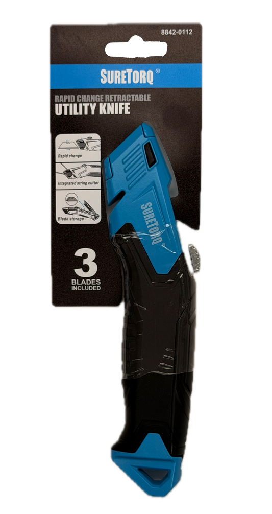 Rapid Change Retractable Utility Knife