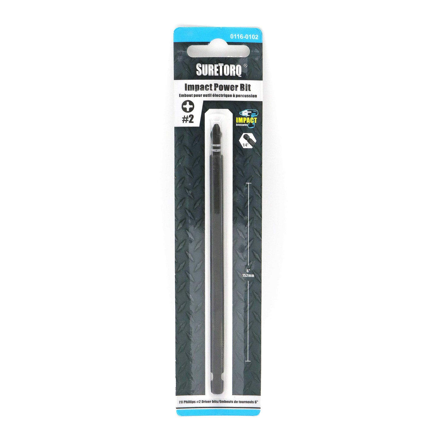 Impact Phillips Power Bits 6" Card 1pc