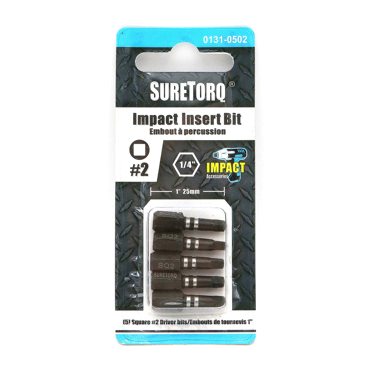 Impact 1" Insert Bits Card 5pcs