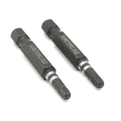Impact Square Power Bits 2" Card 2pcs
