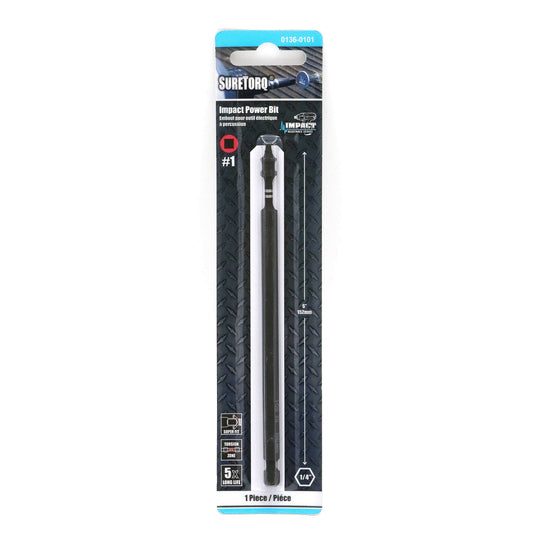 Impact Square Power Bits 6" Card 1pcs