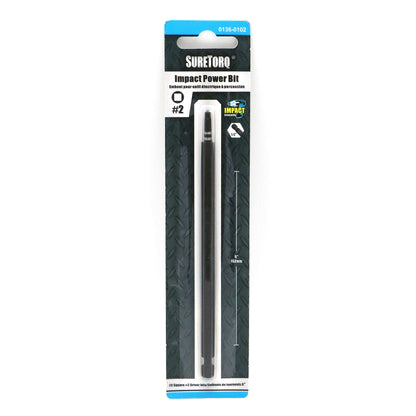Impact Square Power Bits 6" Card 1pcs