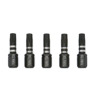 Impact 1" Insert Bits Card 5pcs