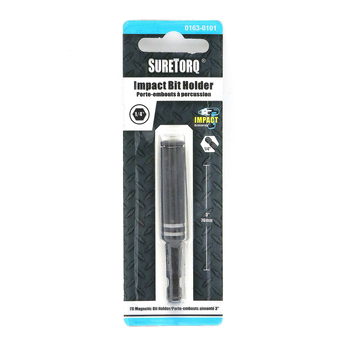 Impact Bit Holder with Retaining Spring (w/C-Rg)