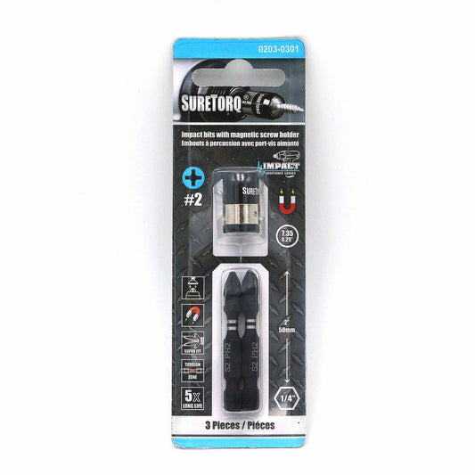 Magnetic Screw Holder and Impact Power Bit Sets