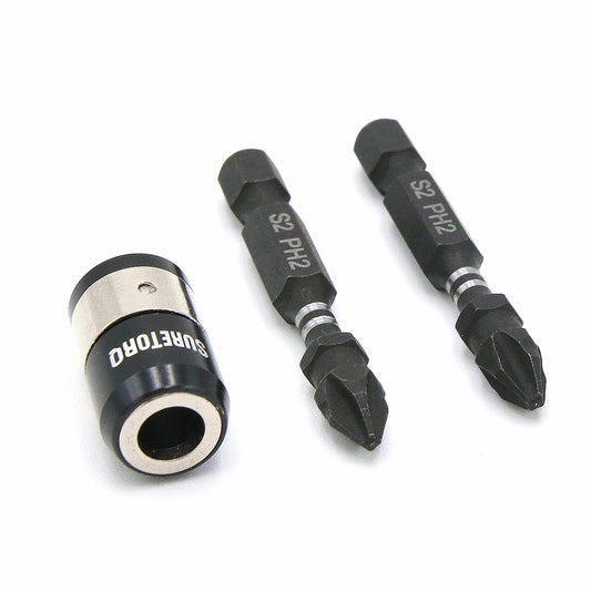 Magnetic Screw Holder and Impact Power Bit Sets