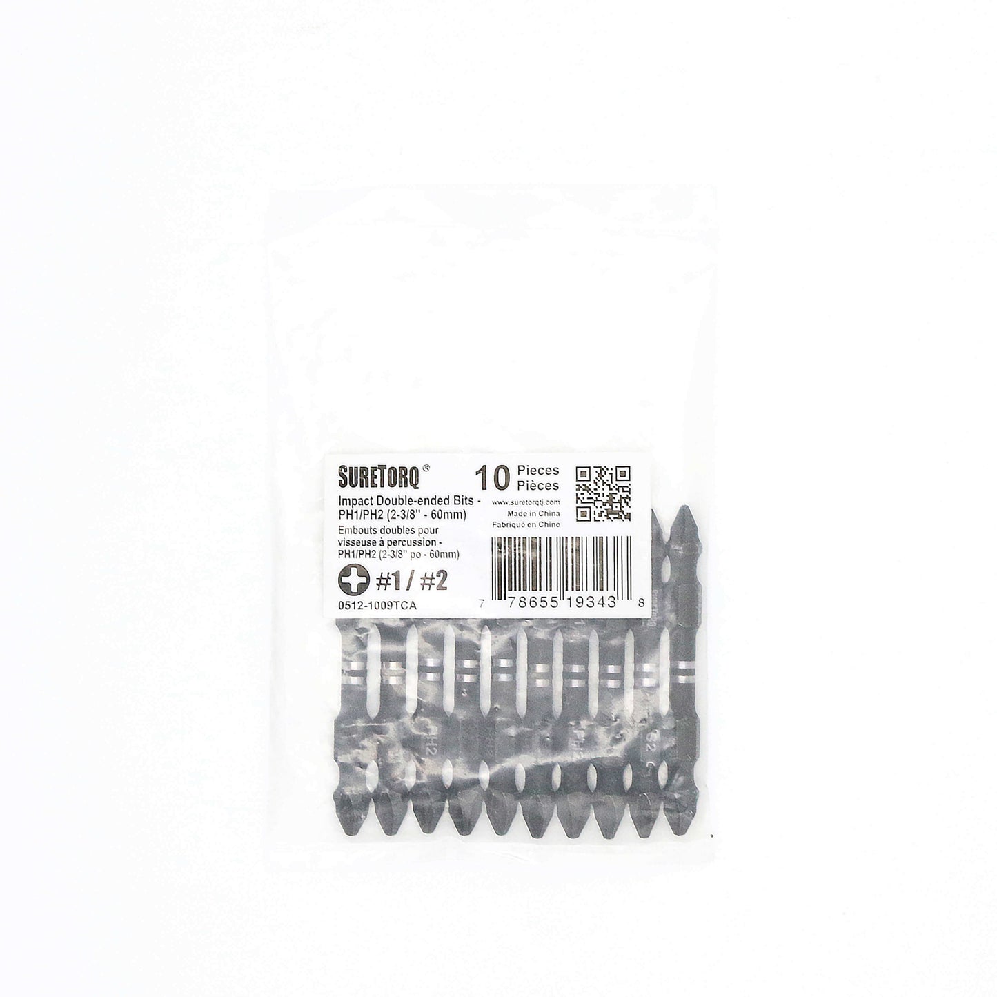 Impact Double Ended Torsion Bits 2-3/8" Bulk