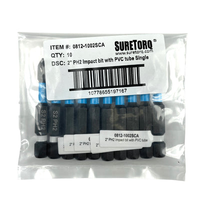 Magnetic Impact Phillips Power Bits 2" Bulk