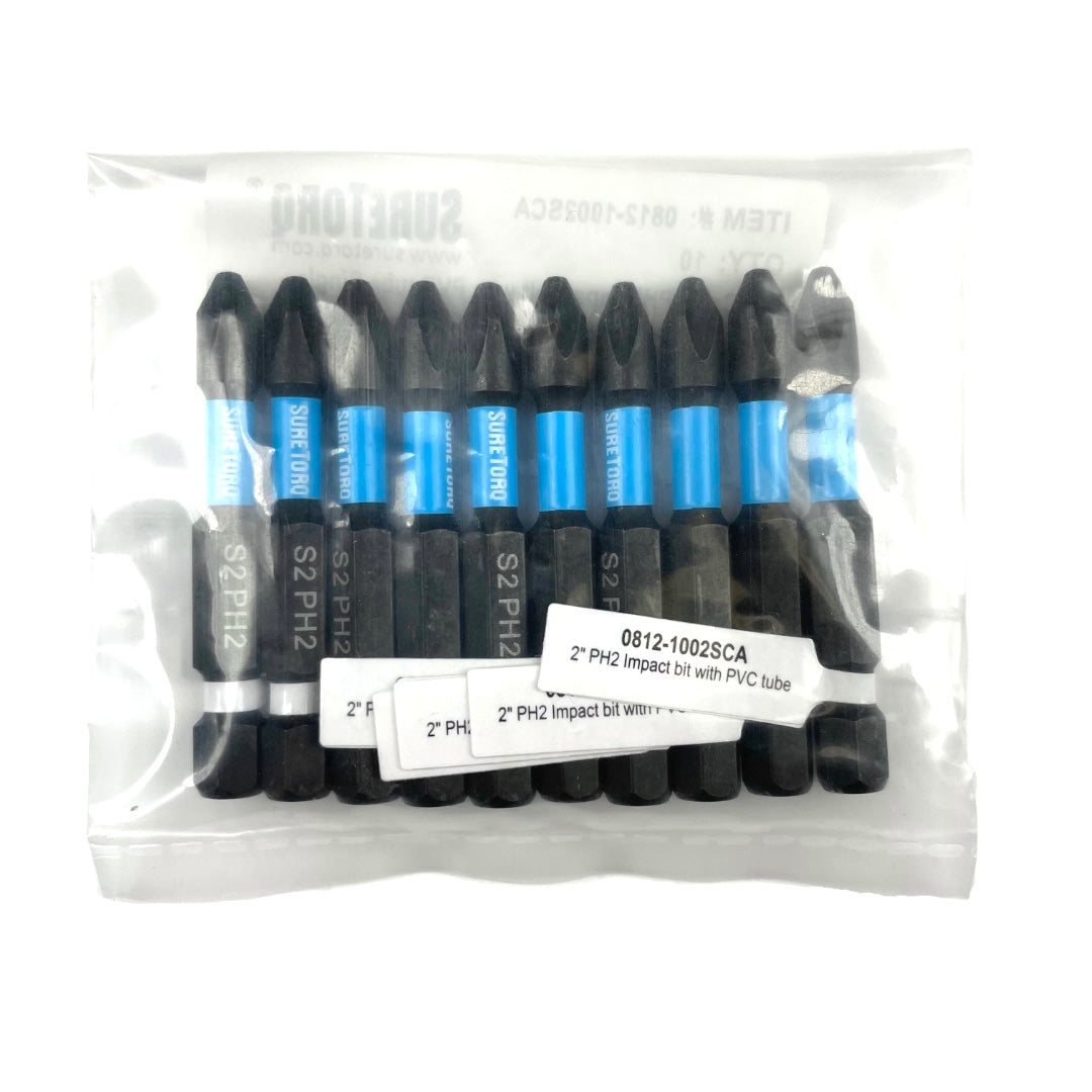 Magnetic Impact Phillips Power Bits 2" Bulk