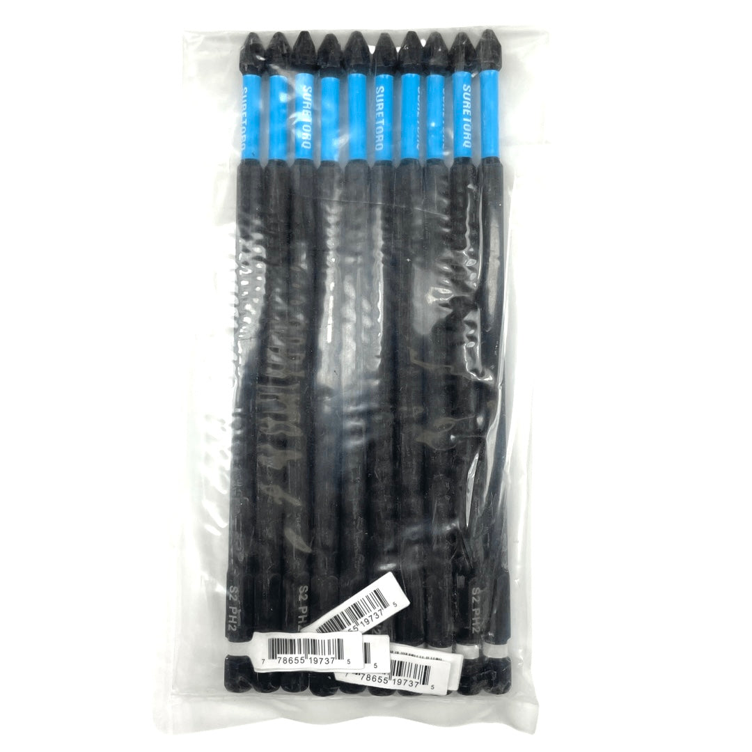 Magnetic Impact Phillips Power Bits 6" Bulk