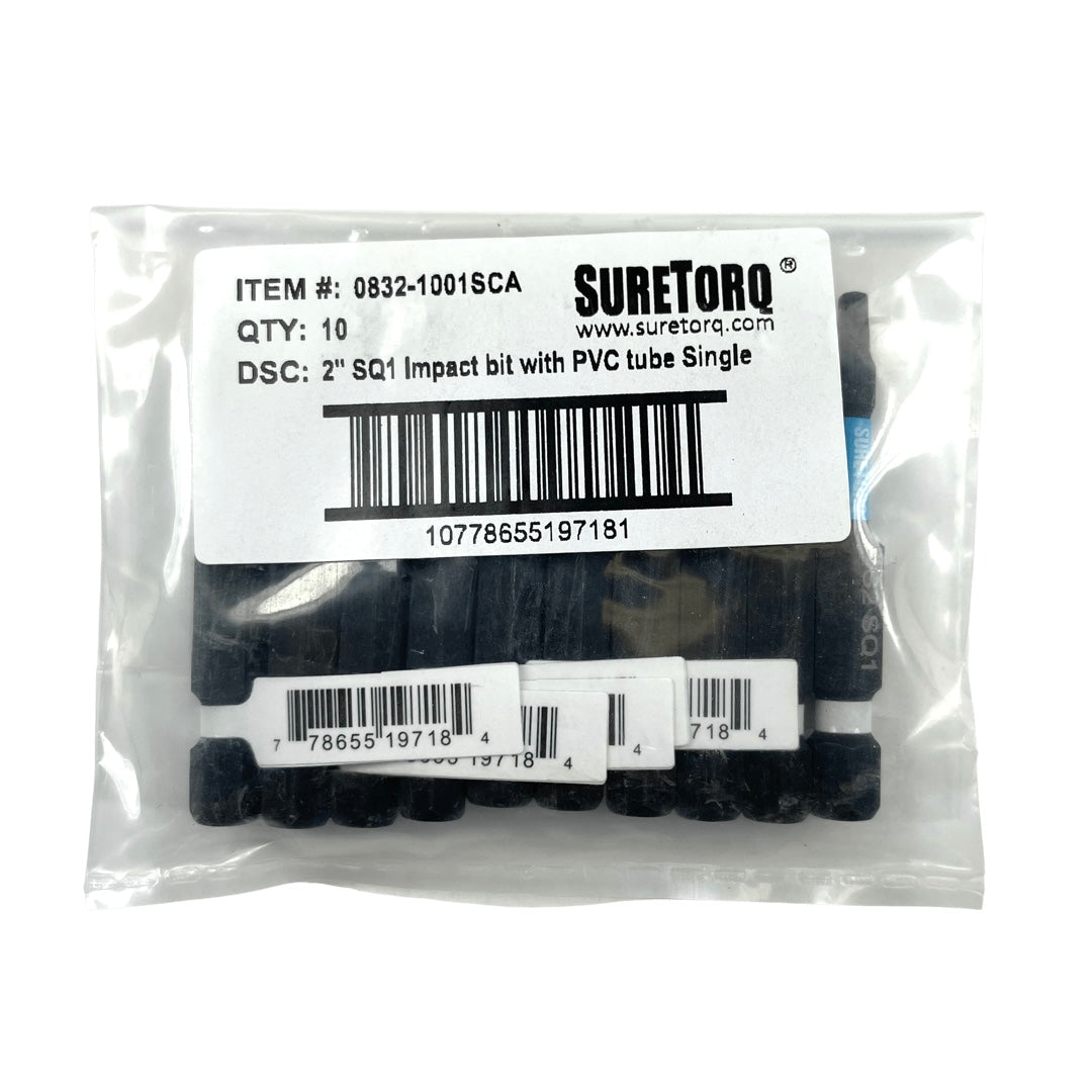 Magnetic Impact Square Power Bits 2" Bulk