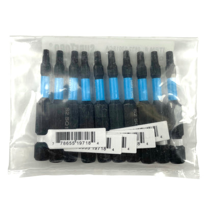 Magnetic Impact Square Power Bits 2" Bulk