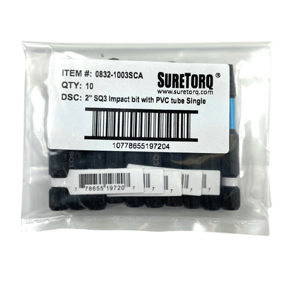 Magnetic Impact Square Power Bits 2" Bulk