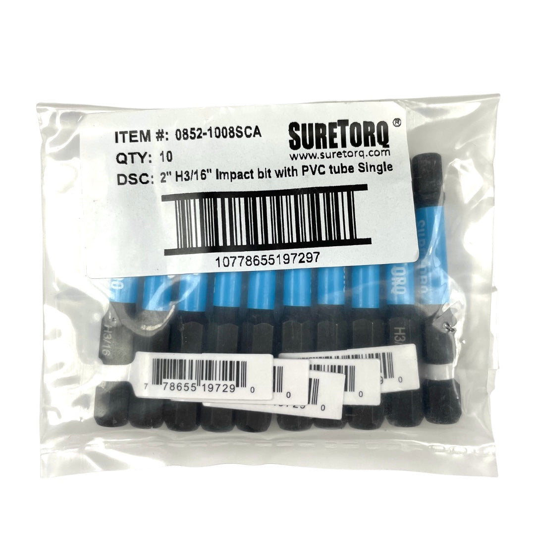 Magnetic Impact Hex Power Bits 2" Bulk (SAE)