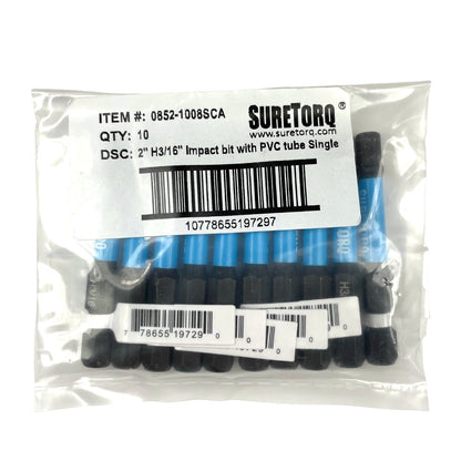 Magnetic Impact Hex Power Bits 2" Bulk (SAE)