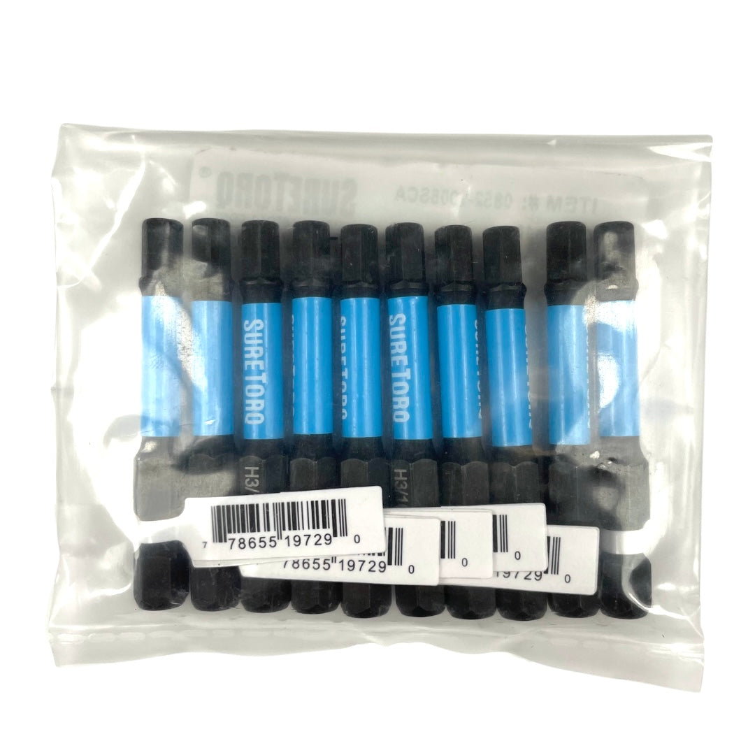 Magnetic Impact Hex Power Bits 2" Bulk (SAE)