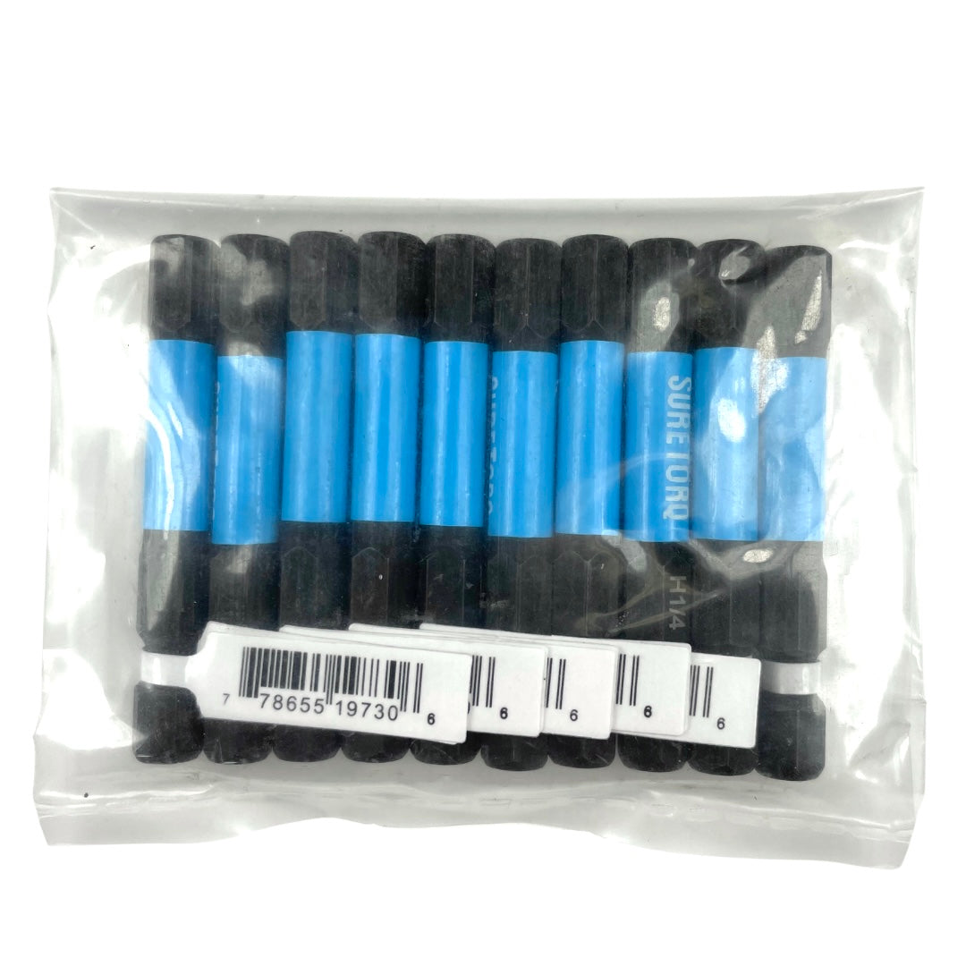 Magnetic Impact Hex Power Bits 2" Bulk (SAE)