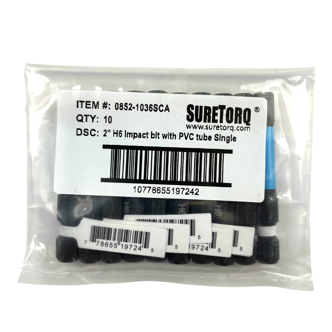 Magnetic Impact Hex Power Bits 2" Bulk (Metric)