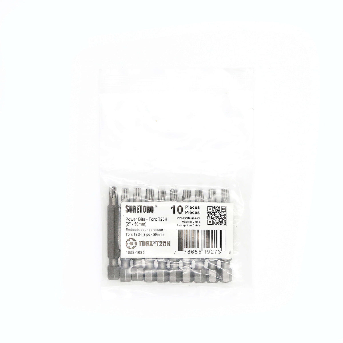 TORX® Tamper Resistant Power Bits 2" Bulk