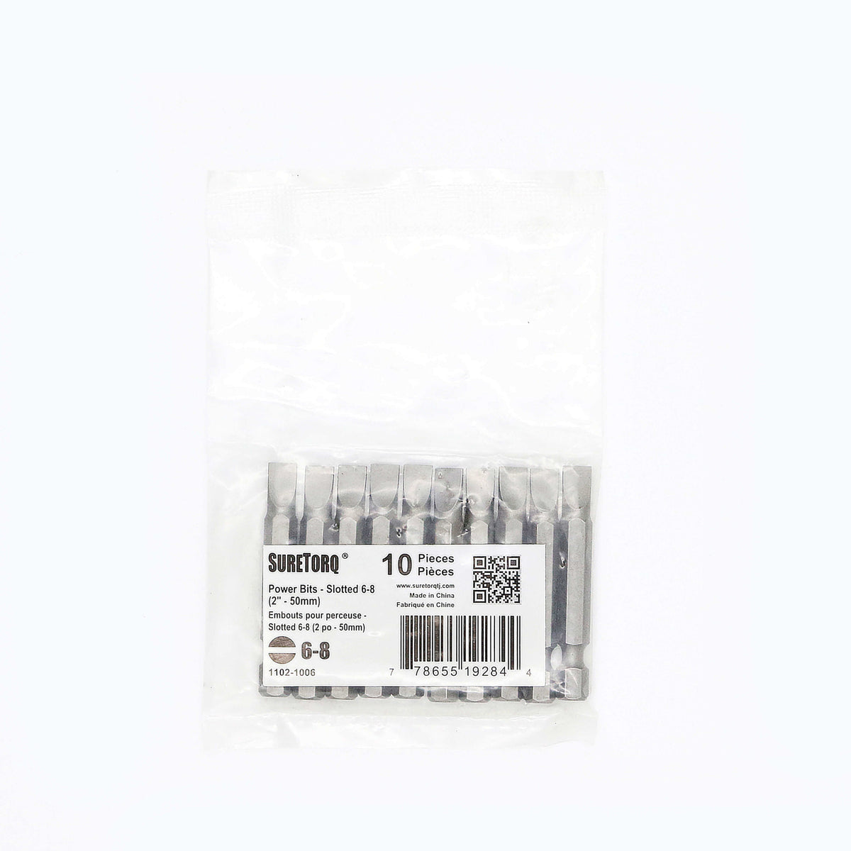 Slotted Power Bits 2" Bulk