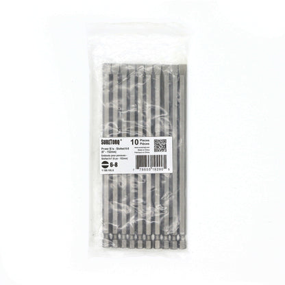 Slotted Power Bits 6" Bulk