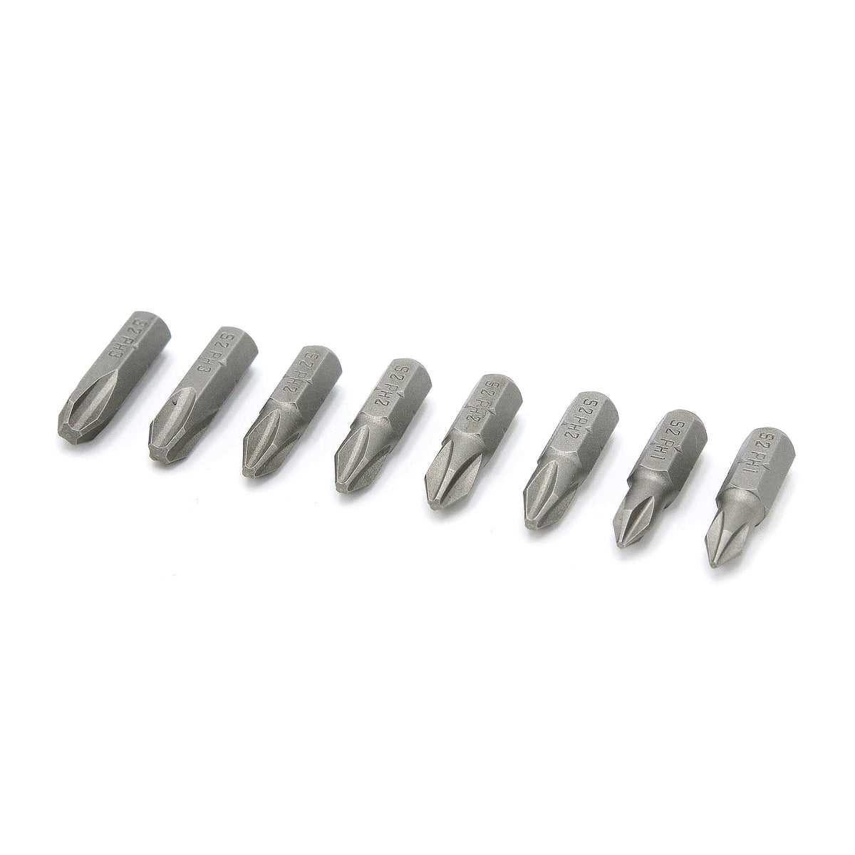 Assorted Phillips 1" Insert Bits Card