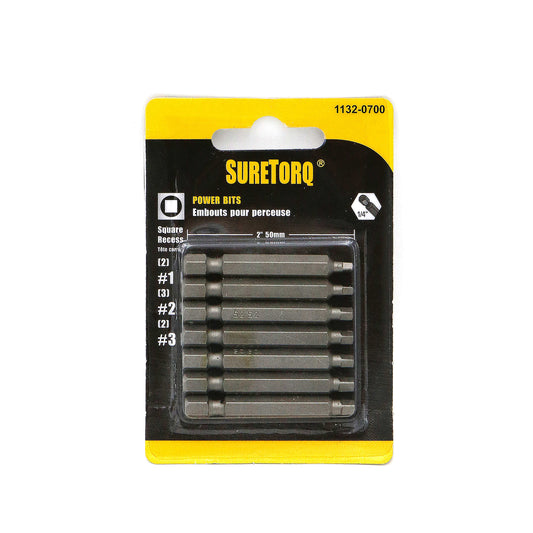 Assorted Square Power Bits 2" Card