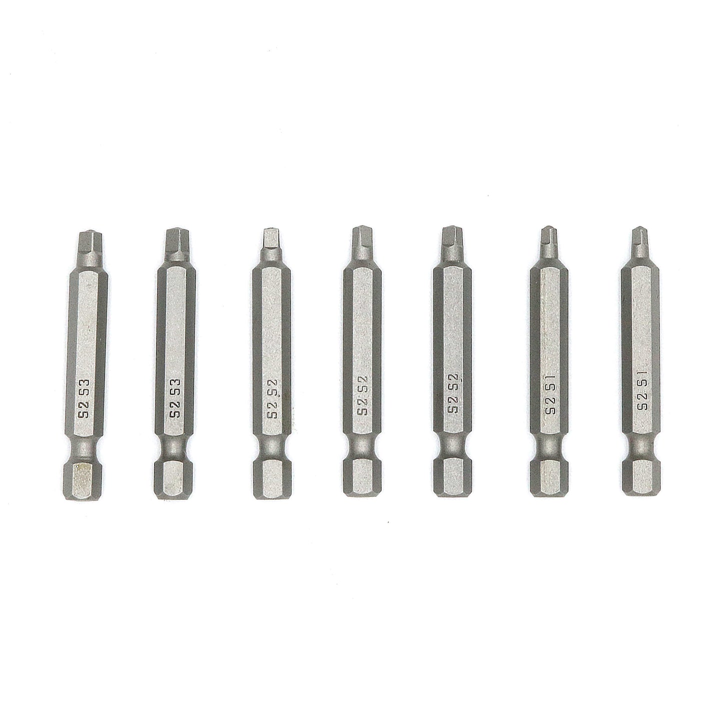 Assorted Square Power Bits 2" Card