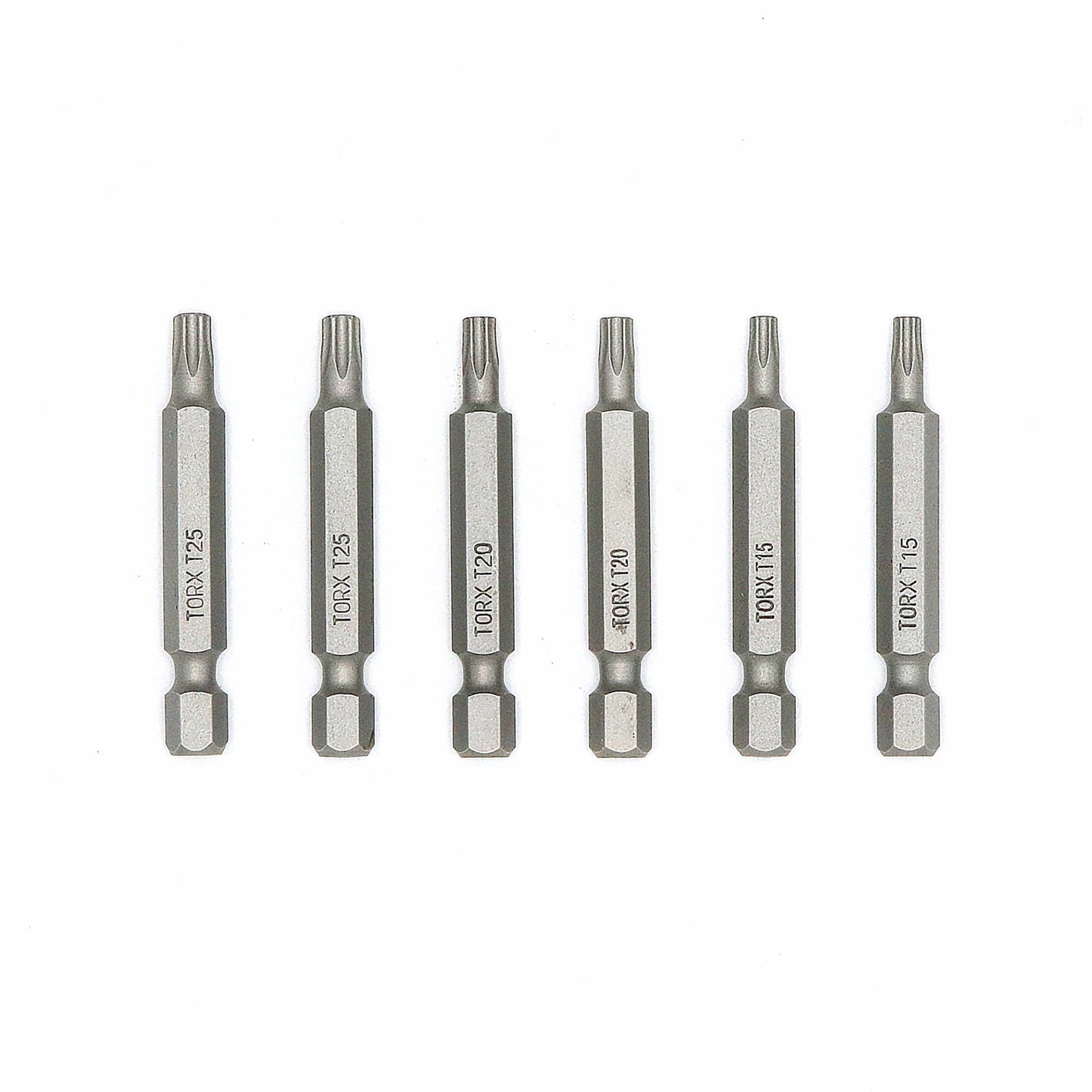 Assorted TORX® Power Bits 2" Card