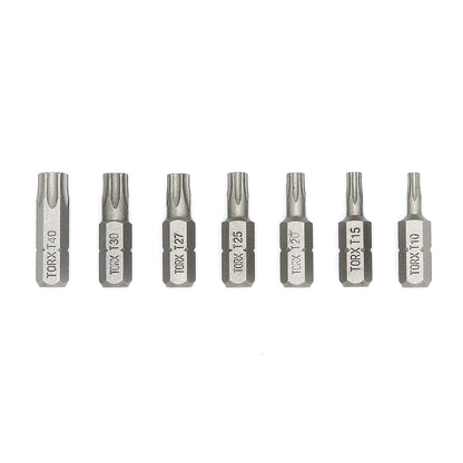 Assorted TORX® Tamper Resistant 1" Insert Bits Card