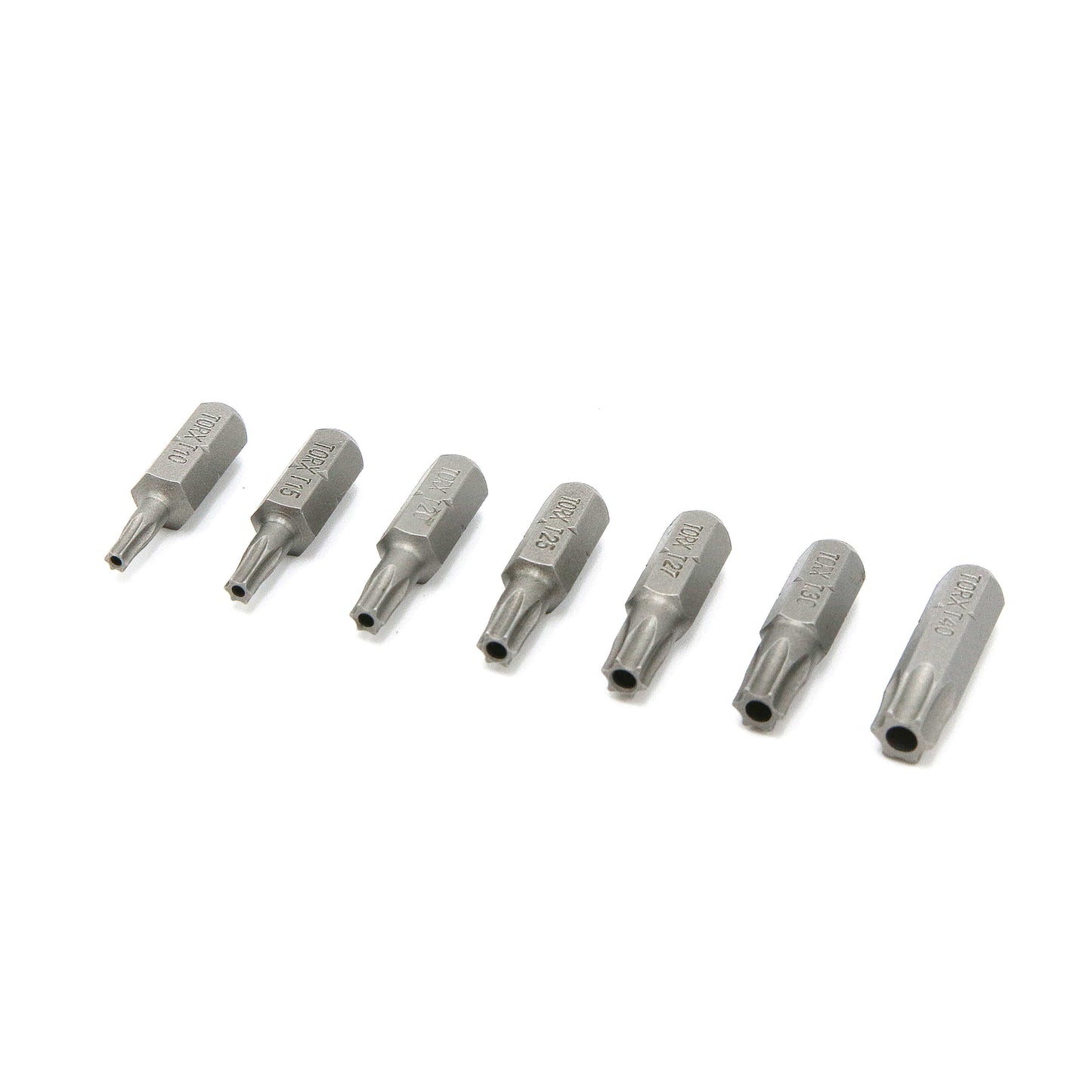Assorted TORX® Tamper Resistant 1" Insert Bits Card