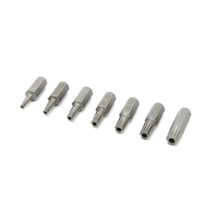 Assorted TORX® Tamper Resistant 1" Insert Bits Card