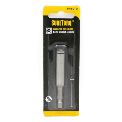 Stainless Steel Magnetic Bit Holders, One-Piece Construction